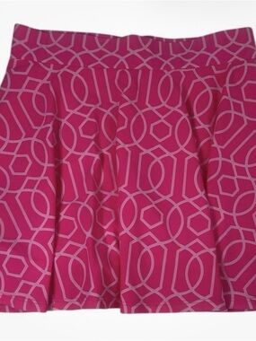 Jude Connally Sport Skort Built In Shorts and Pocket Bright Pink Size Small NWOT
